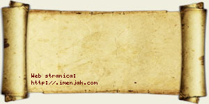 Tamara Vujović vizit kartica